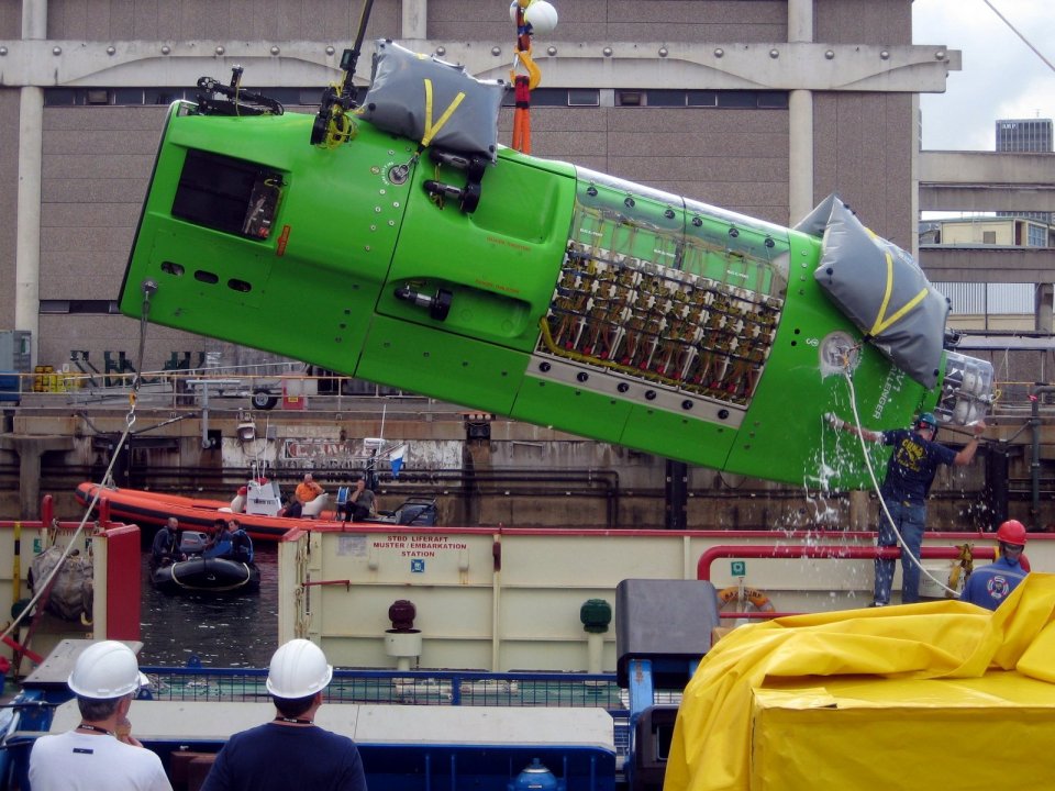 Deepsea Challenger christening