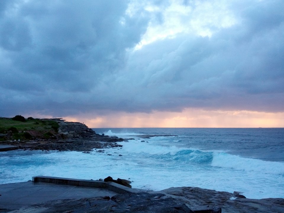 Storm on the sea